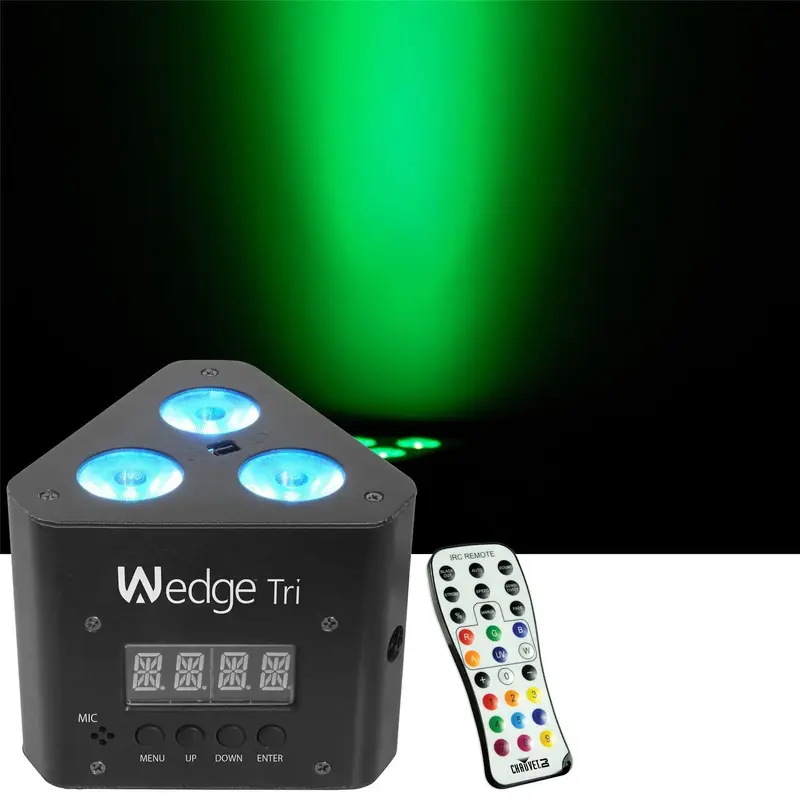 Chauvet Wedge Tri Truss Warmer RGB LED Light with Remote