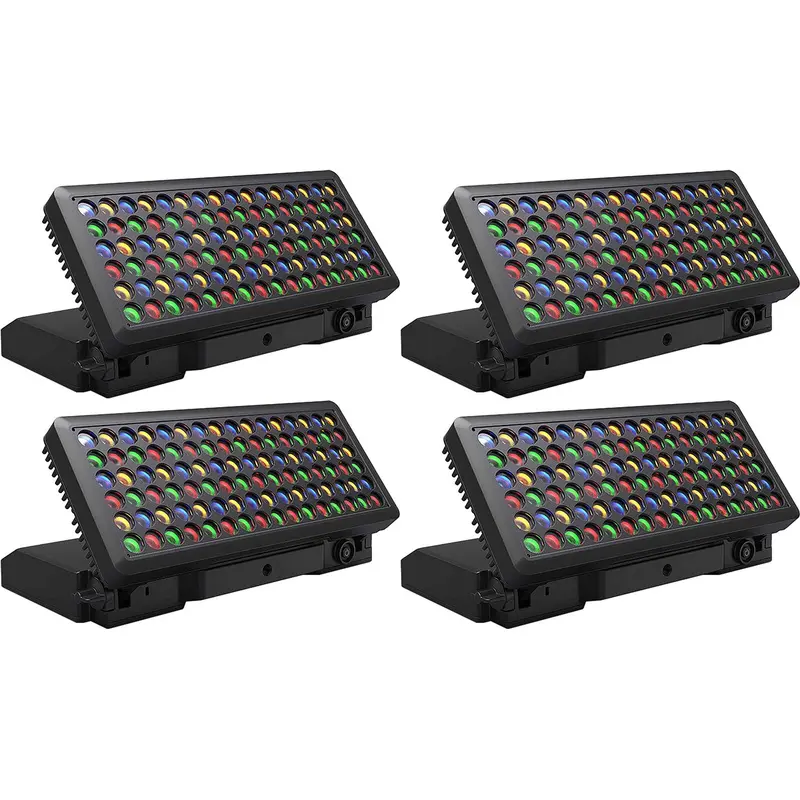 Chauvet WELL Pad Wireless Battery-Powered IP65 RBGA Wash Light 4-Pack