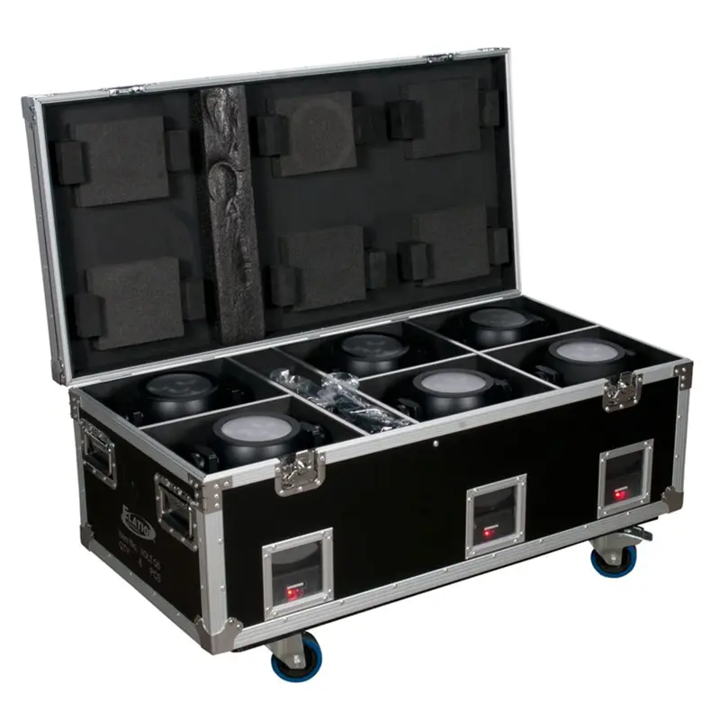Elation VOL113 Charging Road Case for Six Volt Q