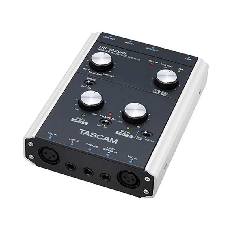 Tascam US122MKII USB 2.0 Audio/ MIDI Interface
