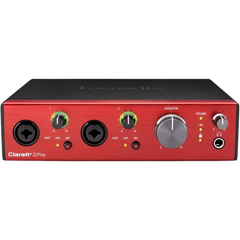 Focusrite Clarett+ 2 Pre 10x4 USB-C Audio Interface