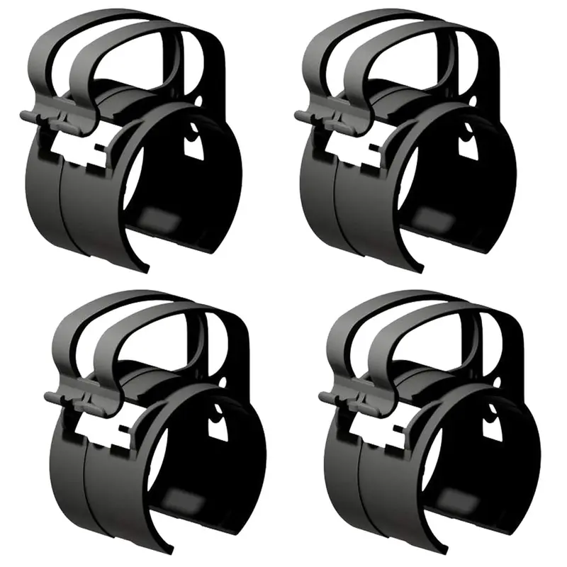 Global Truss DT-SNAP/LT BLK Cable Management Clamp 4-Pack (Black)