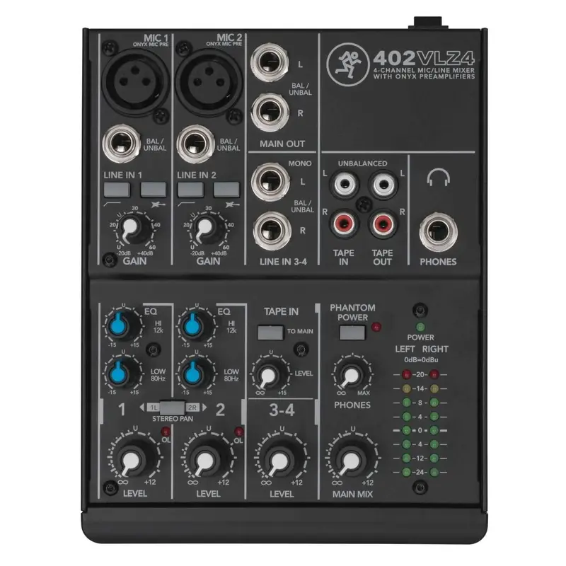 Mackie 402VLZ4 4-channel Compact Analog PA Mixer