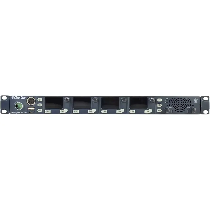 Clear-Com HMS-4X 4-Channel 1RU Digital Main Station