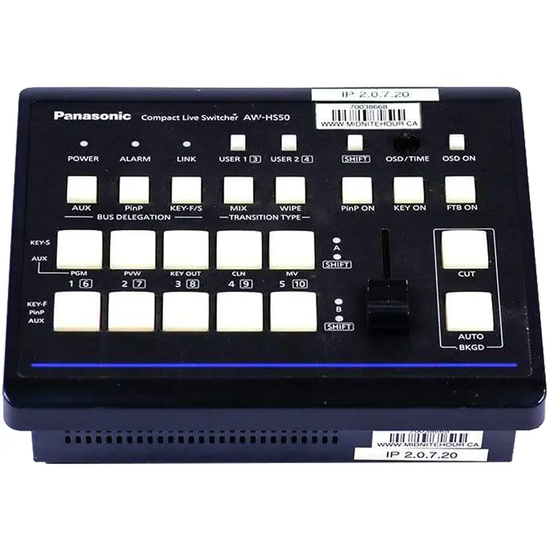 Panasonic AW-HS50N HD 4 In 2 Out Compact Switcher