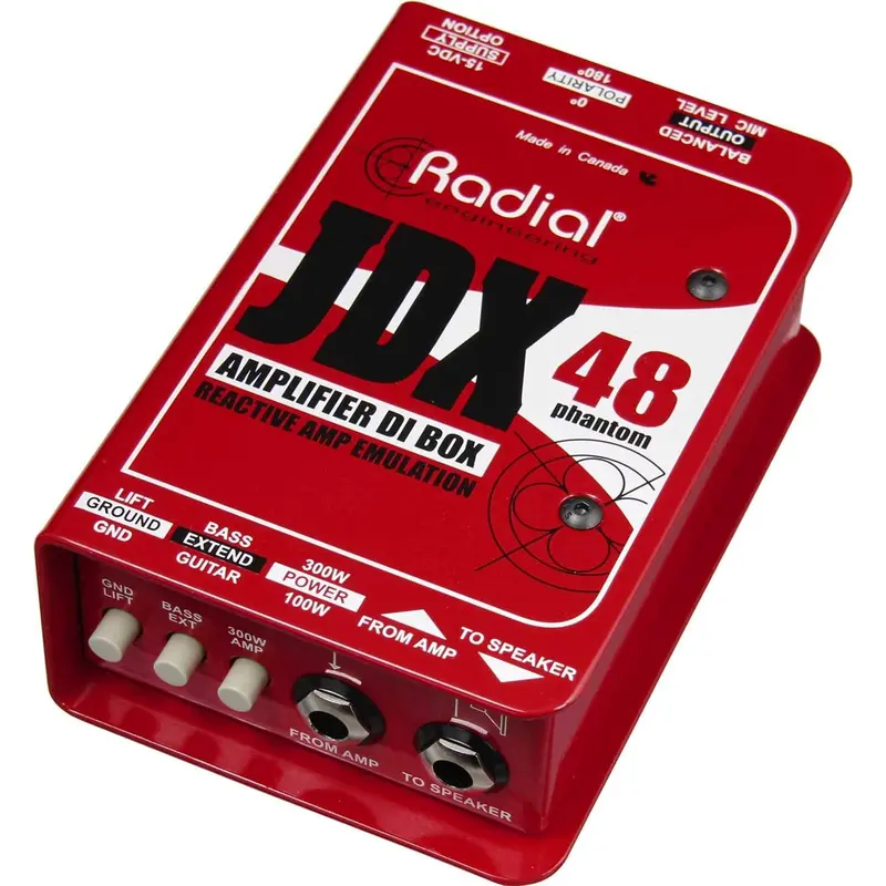 Radial JDX-48 Guitar Amp DI with Speaker Emulation