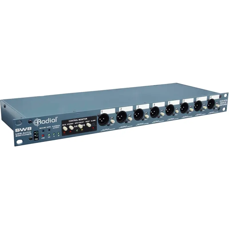 Radial SW8-USB 8-Channel USB Backing Track Auto Switcher