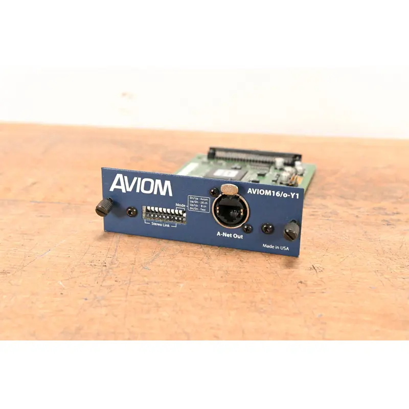 Aviom 16/o-Y1 A-Net Card for Yamaha Digital Products