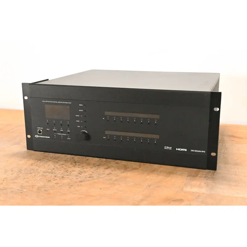 Crestron DM-MD8X8-RPS 8x8 DigitalMedia Switcher with Redundant PSU
