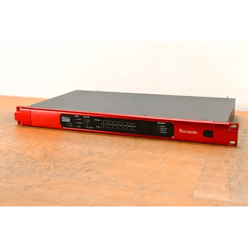 Focusrite RedNet HD32R 32 x 32 Dante Network Digital I/O HD Bridge