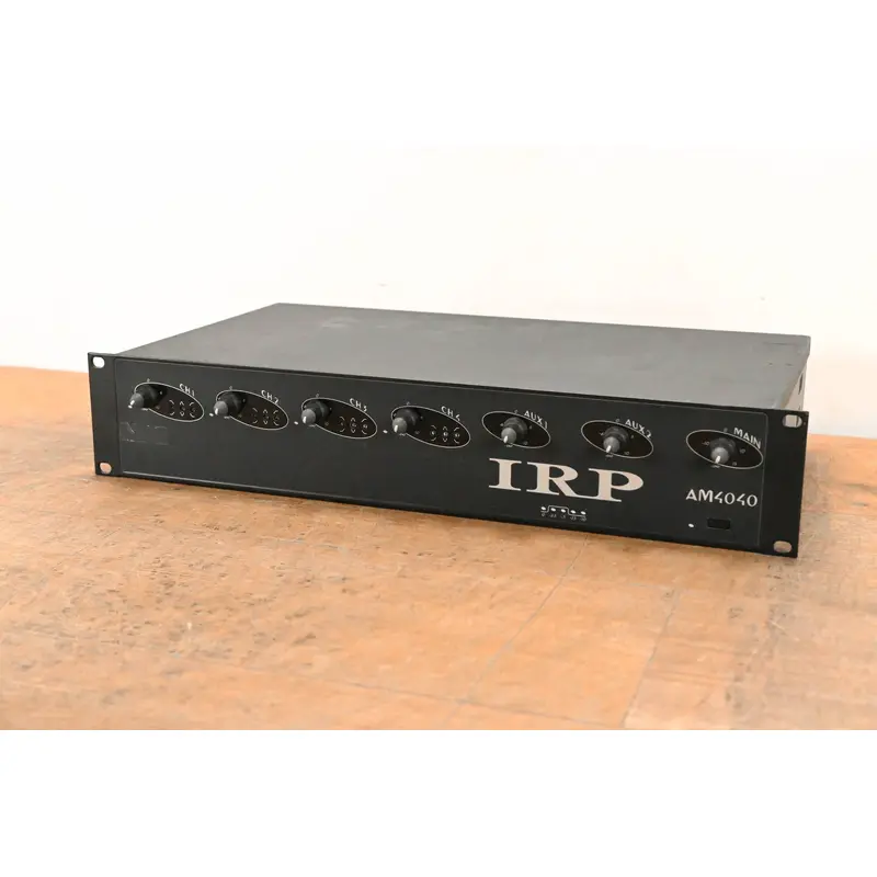 IRP AM4040 4-Channel Rackmount Mixer (NO POWER SUPPLY)