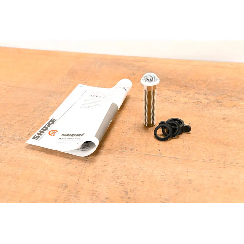 Shure MX395W/O Microflex Low Profile Boundary Microphone