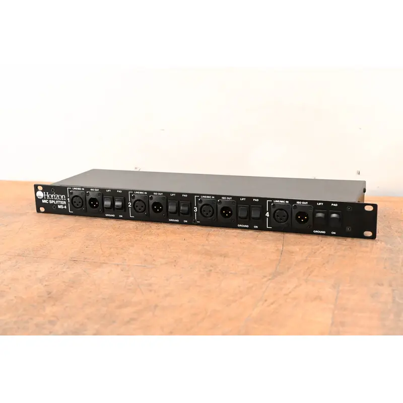 Horizon MS-4 4-Channel Rackmount Mic Splitter