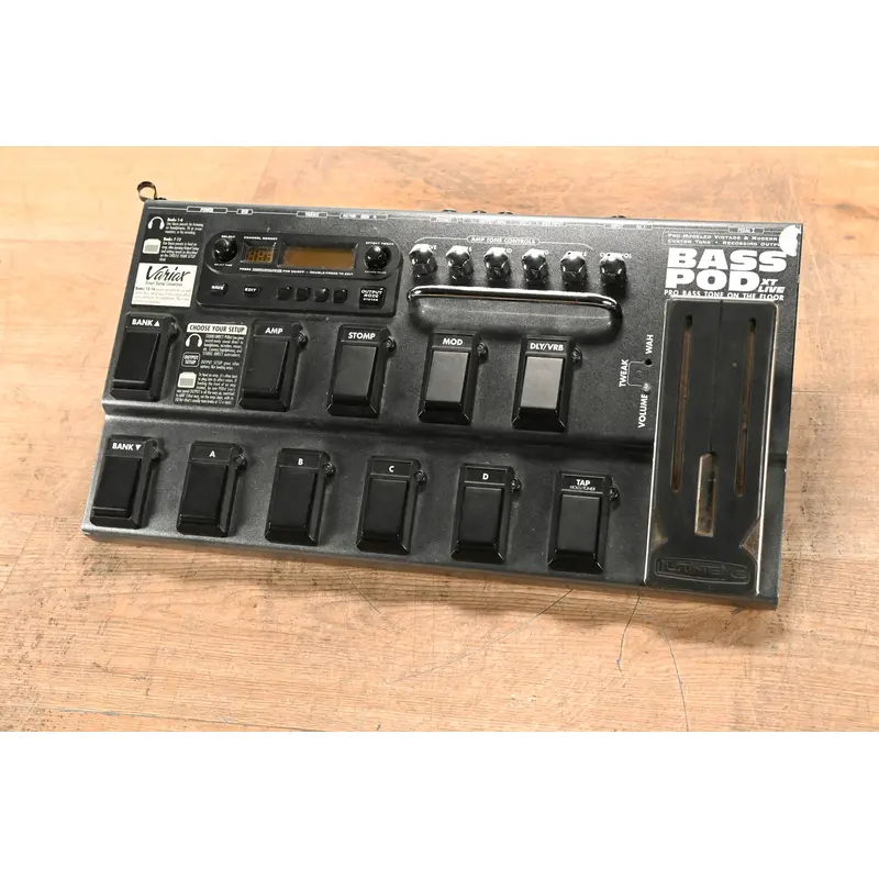 Line 6 Bass POD XT Live Multi-Effects Pedalboard (NO POWER SUPPLY)