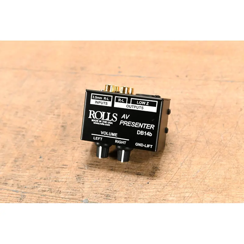 Rolls DB14b A/V Presenter Stereo Direct Box