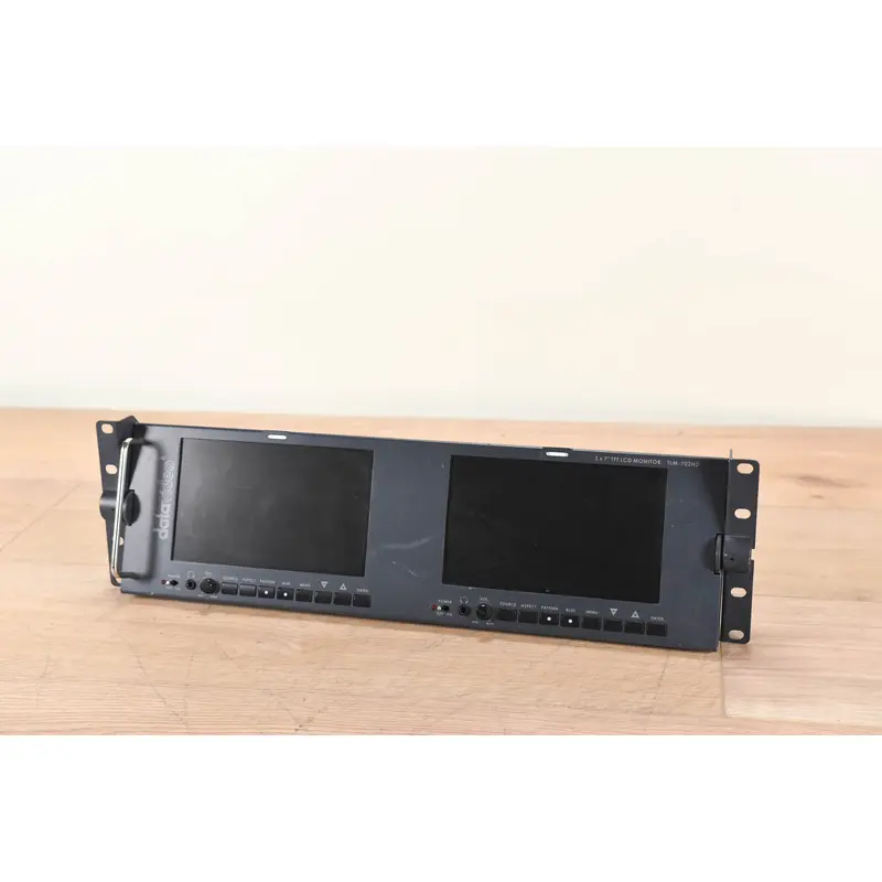 Datavideo TLM-702HD 2 x 7" HD/SD TFT LCD Monitor (NO POWER SUPPLY)