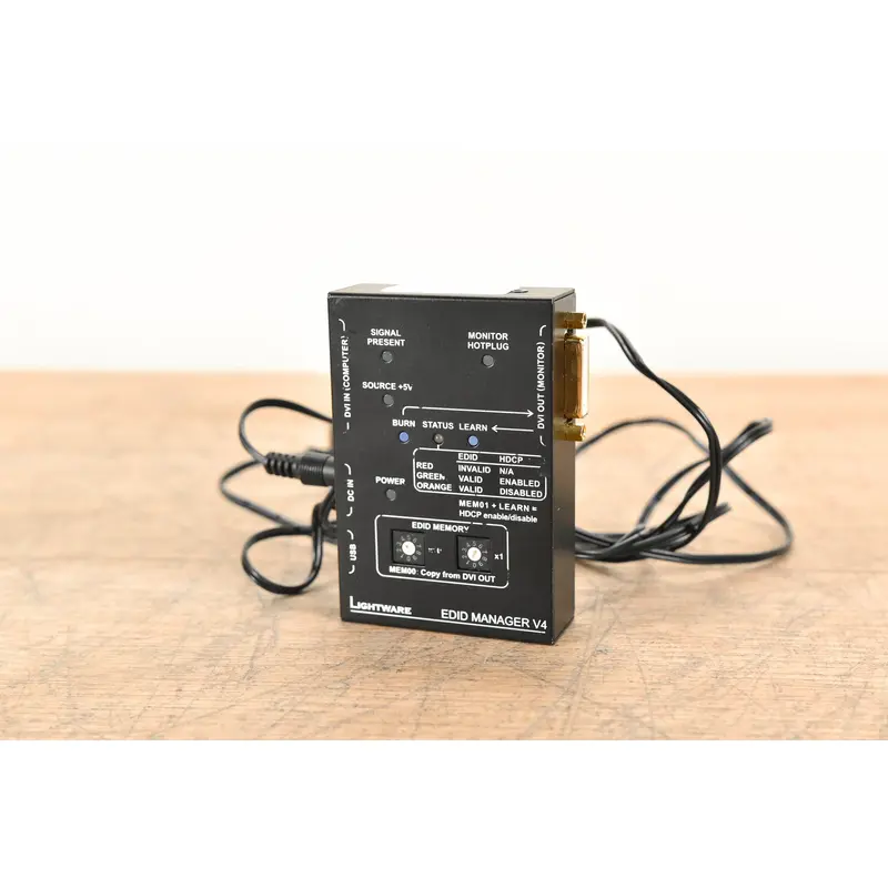 Lightware EDID Manager V4 HDCP Compatible HDMI/DVI EDID Emulator