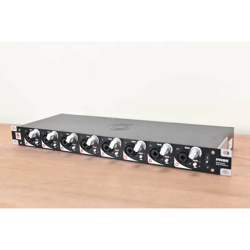 SM Pro Audio PR8E Eight-Channel Microphone Preamplifier NO POWER SUPPLY