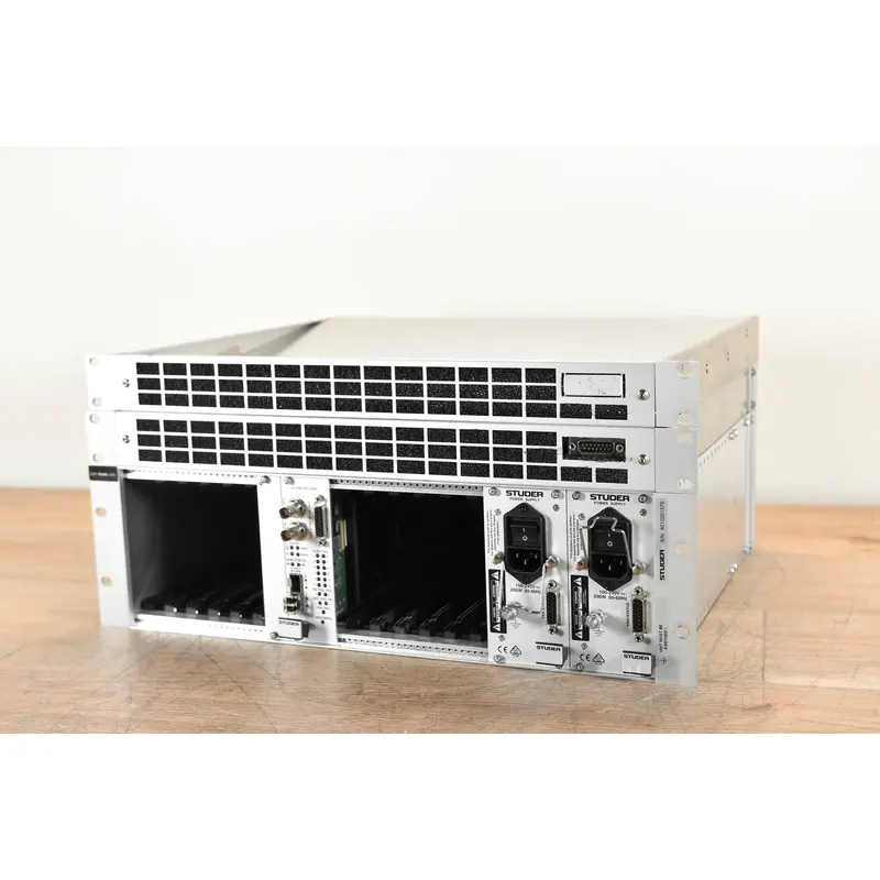 Studer D23m I/O System w/ A-Link HD Card, Fan Module, and Filter Module