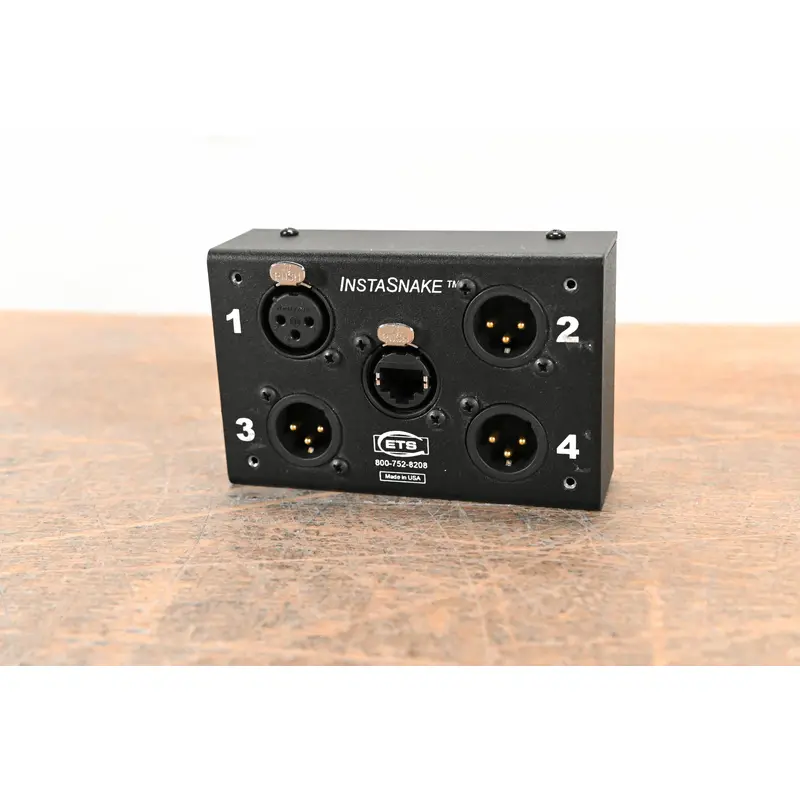 ETS PA203M InstaSnake 3x XLRM and 1x XLRF to RJ45 Adapter