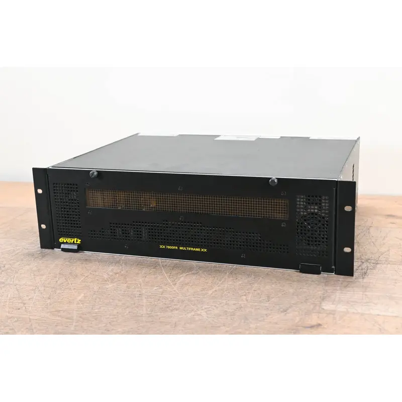 Evertz 7800FR 3RU Rack-Mountable Multiframe with Cards