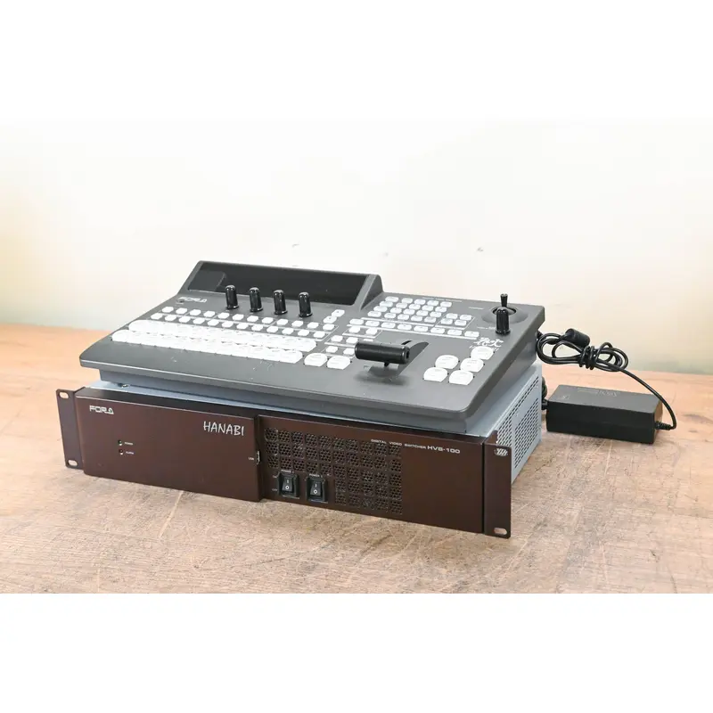 For.A HVS-100 HD/SD Portable Video Switcher with HVS-100OU Control Panel