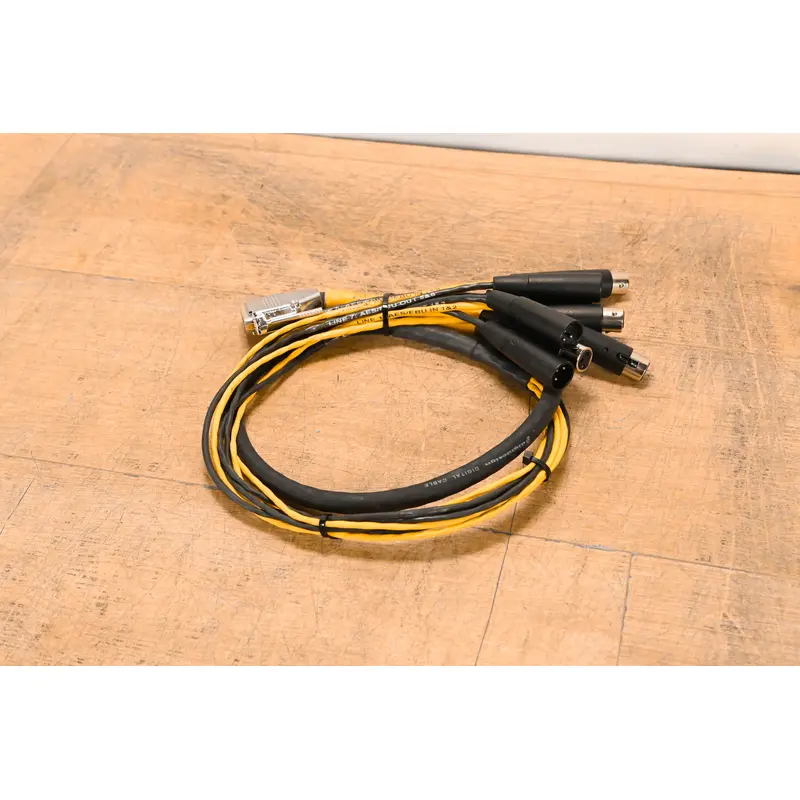 AVID DB25 to (4x)XLRM and (4x)XLRF DigiSnake - 3ft