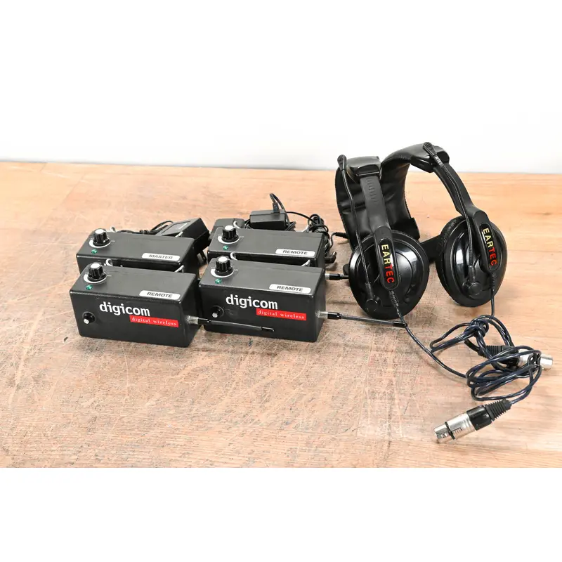 Eartec STX1000 Master Digicom Beltpack with three Remotes & two Headsets