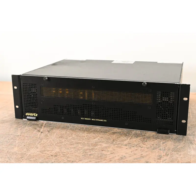 Evertz 7800FR 3RU Rackmount MultiFrame with Cards