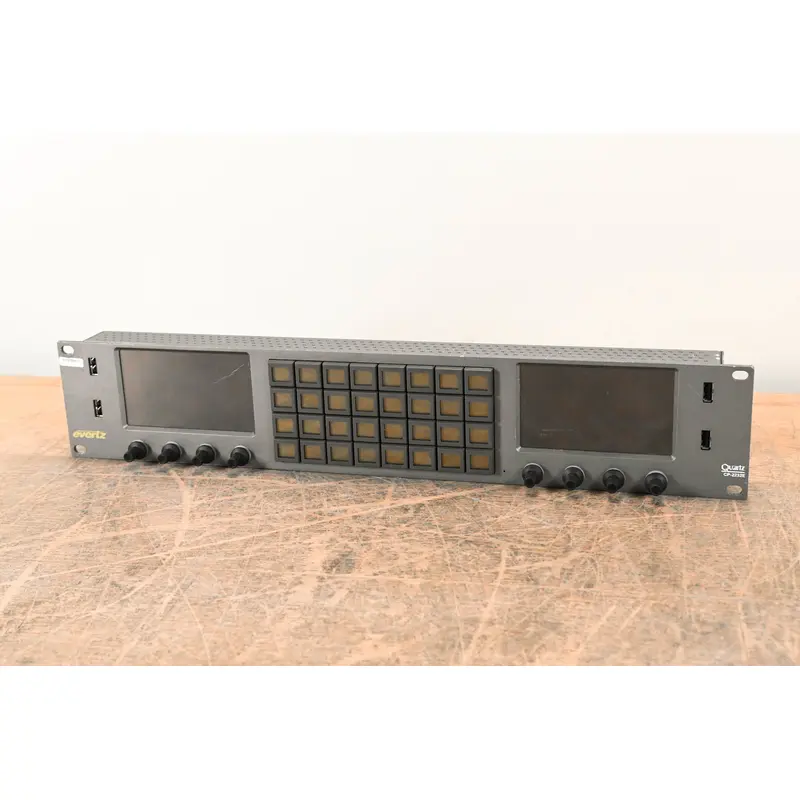 Evertz CP-2232E 2RU Advanced System Control Panel with 32 LCD Buttons