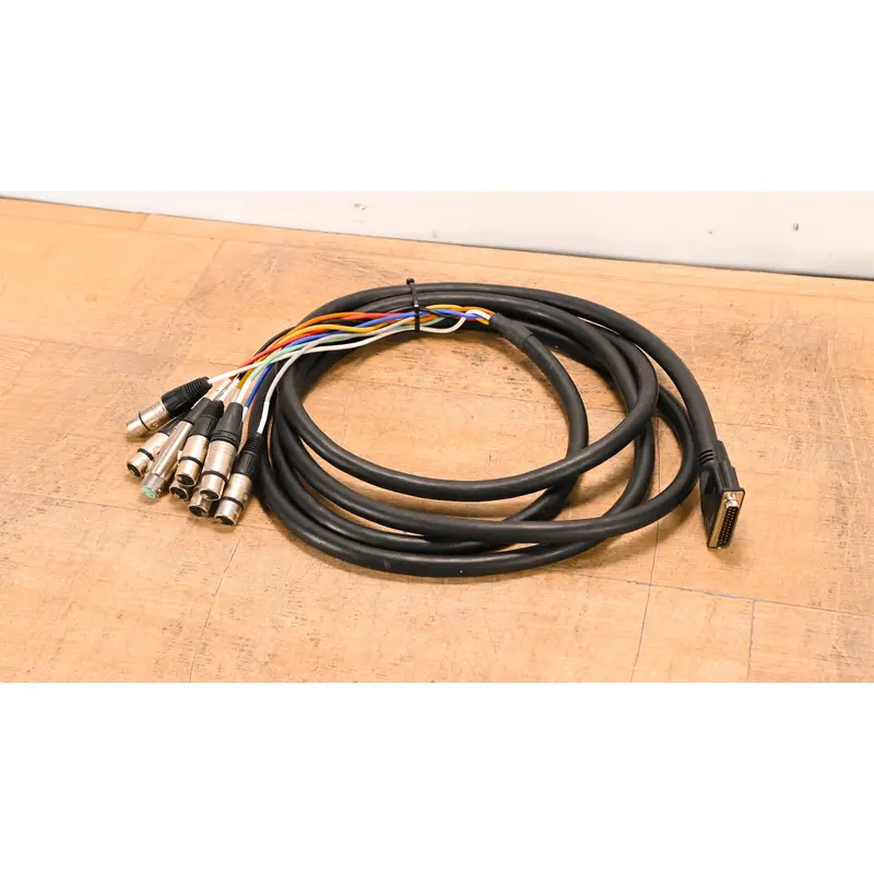 Unbranded DB25 Male to (8x)XLRF - 12ft