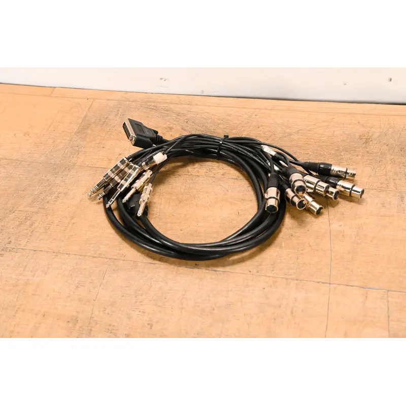 Unbranded DB25 Male to (8x)XLRF and (8x)TRS - 10ft