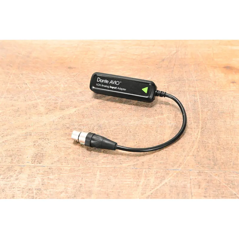 Audinate AVIO 1-Channel Analog Input Adapter for Dante Audio Network