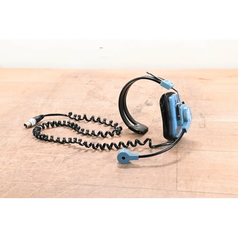 Clear-Com Single Muff Intercom Headset with 4-Pin Female XLR Connector