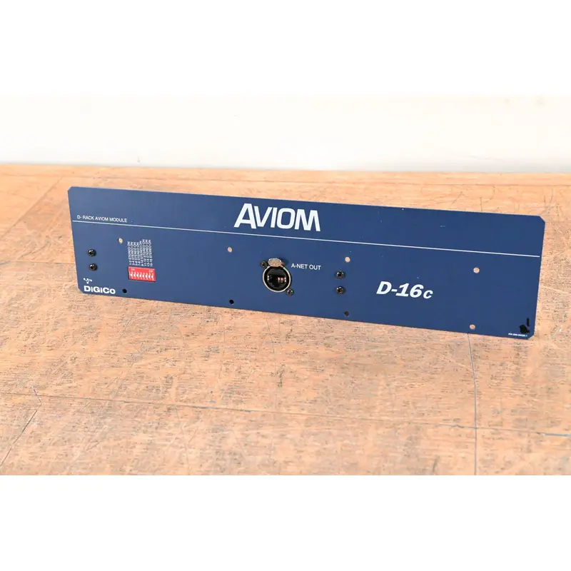 DiGiCo D-16c Aviom A-Net D-Rack Module