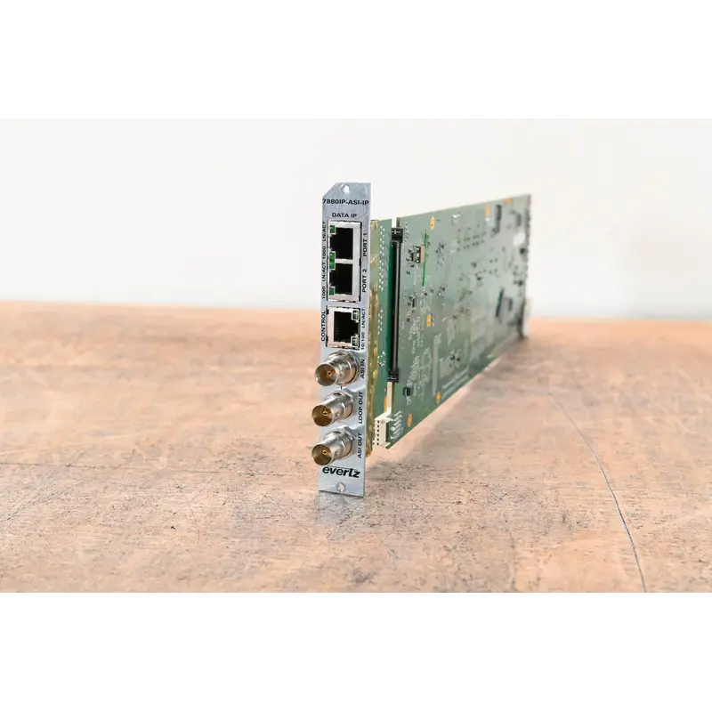 Evertz 7880IP-ASI-IP ASI/SDI IP Encapsulator for 7700/7800 Multiframe