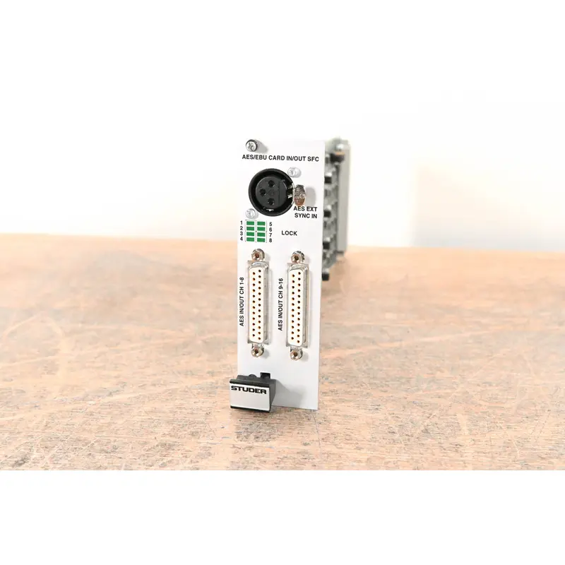 Studer AES/EBU M1 Card 16-CH AES/EBU Card (In/Out SRCs) for D21m & D23m