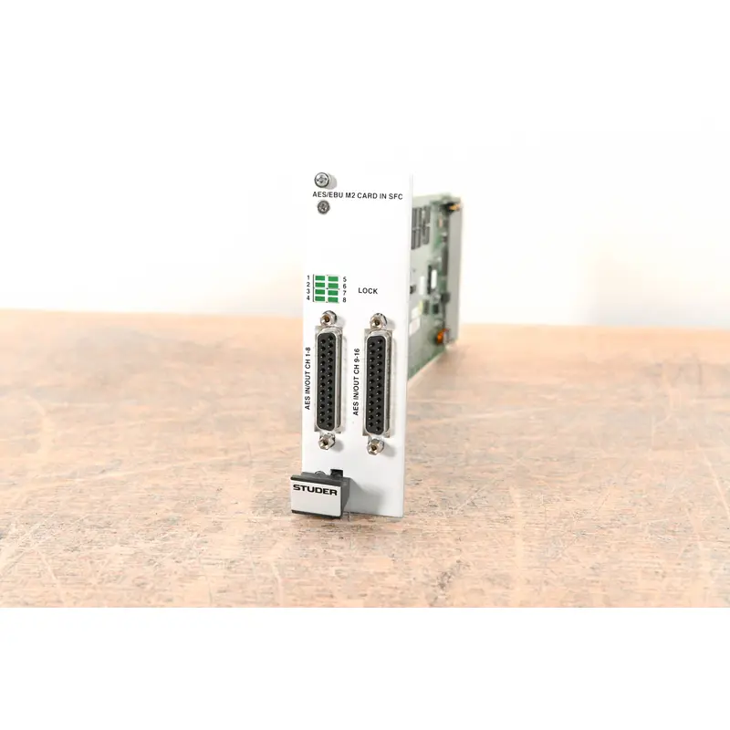 Studer AES/EBU M2 Card in SFC D21m Card for Vista 1