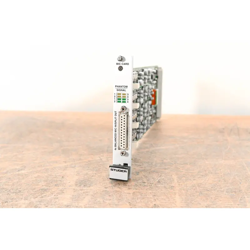 Studer Mic/Line In Card for D21m Modular I/O System