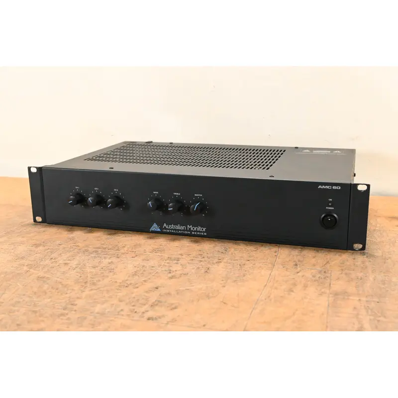 Australian Monitor AMC 60 60-Watt 2RU Mixer-Amplifier