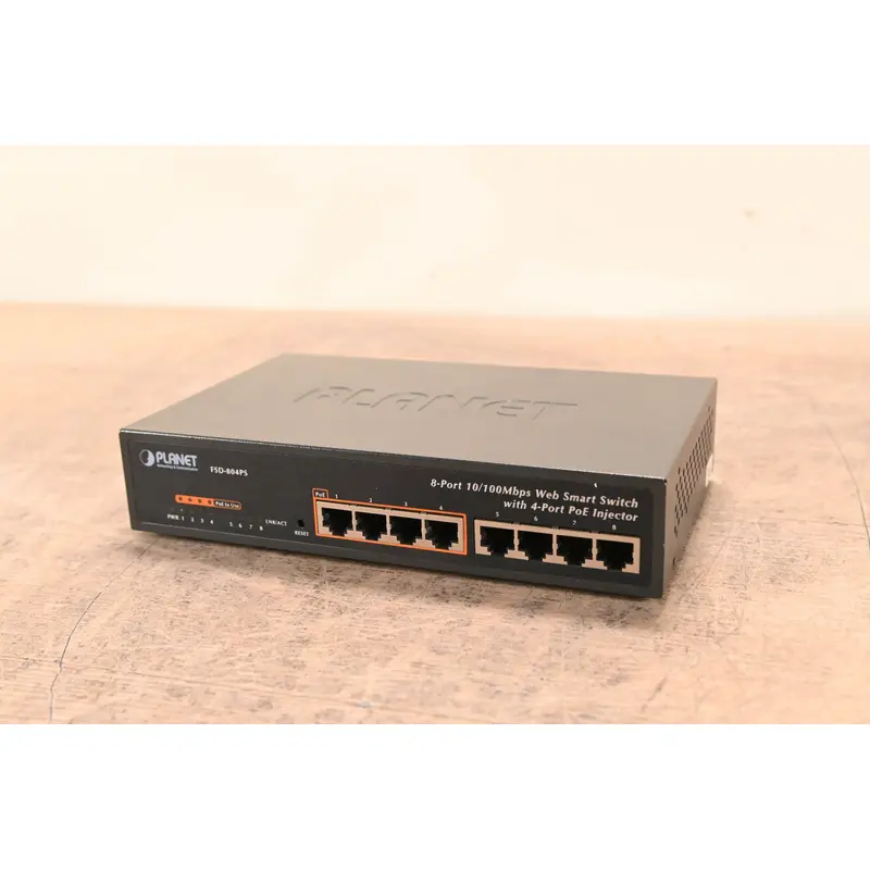 Planet FSD-804PS 8-Port 10/100Mbps with 4-Port PoE Ethernet Switch