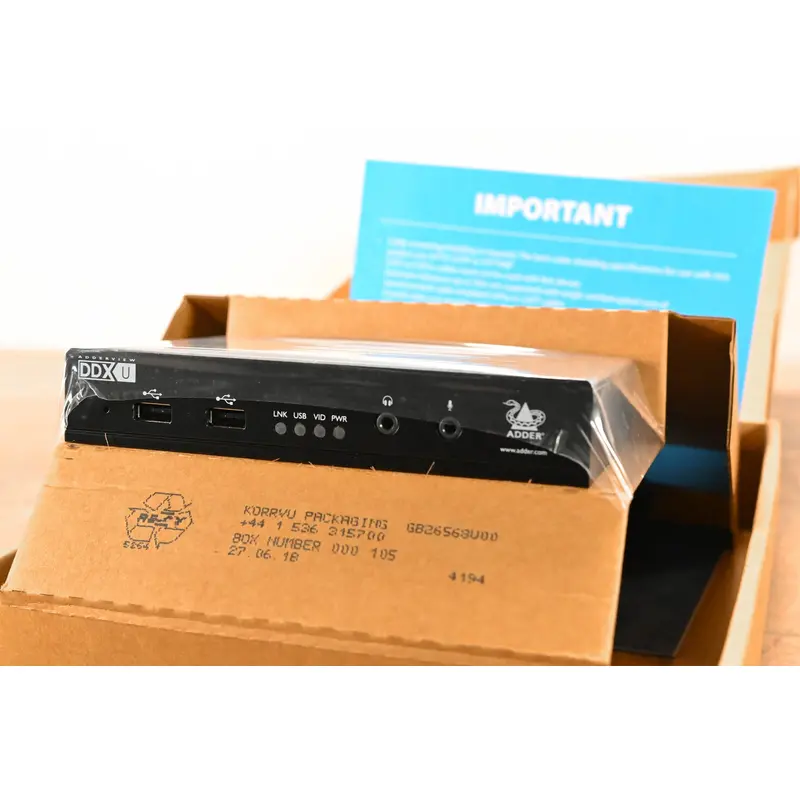 Adder Adderview DDX-USR DVI, VGA & DisplayPort Video Extender