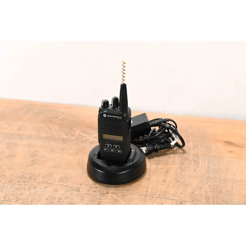 Motorola CP185 Portable Two-Way Radio with PMLN5228A Charger