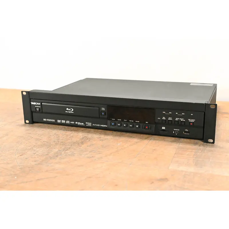 TASCAM BD-R2000 High-Definition HDD/Blu-Ray/DVD Recorder