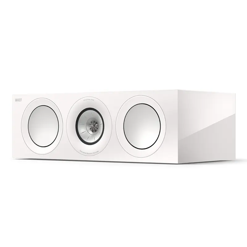 KEF R6 Meta Center Channel Speaker (Gloss White)