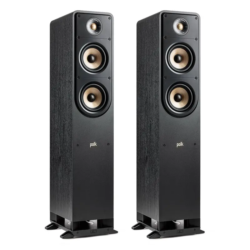 Polk Audio Signature Elite ES50 Hi-Fi Home Theater Floorstanding Speakers - Pair (Black)
