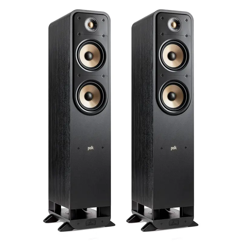 Polk Audio Signature Elite ES55 Hi-Fi Home Theater Floorstanding Speakers - Pair (Black)