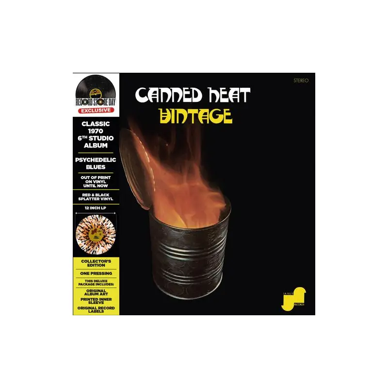 Vintage - Red/Black Splatter - Vinyl LP