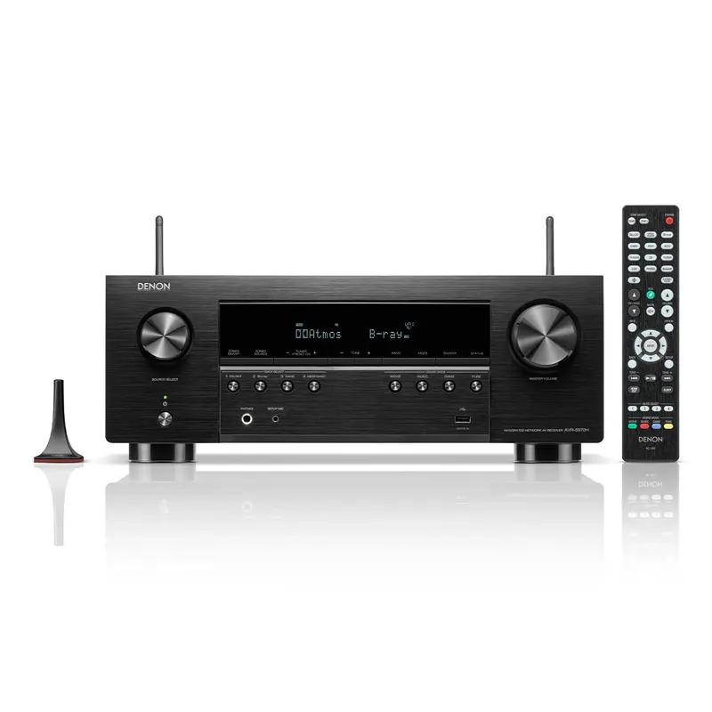 Denon AVR-S970H 7.2 Channel 8K Home Theater Receiver with Dolby Atmos/DTS:X and HEOS Built-In