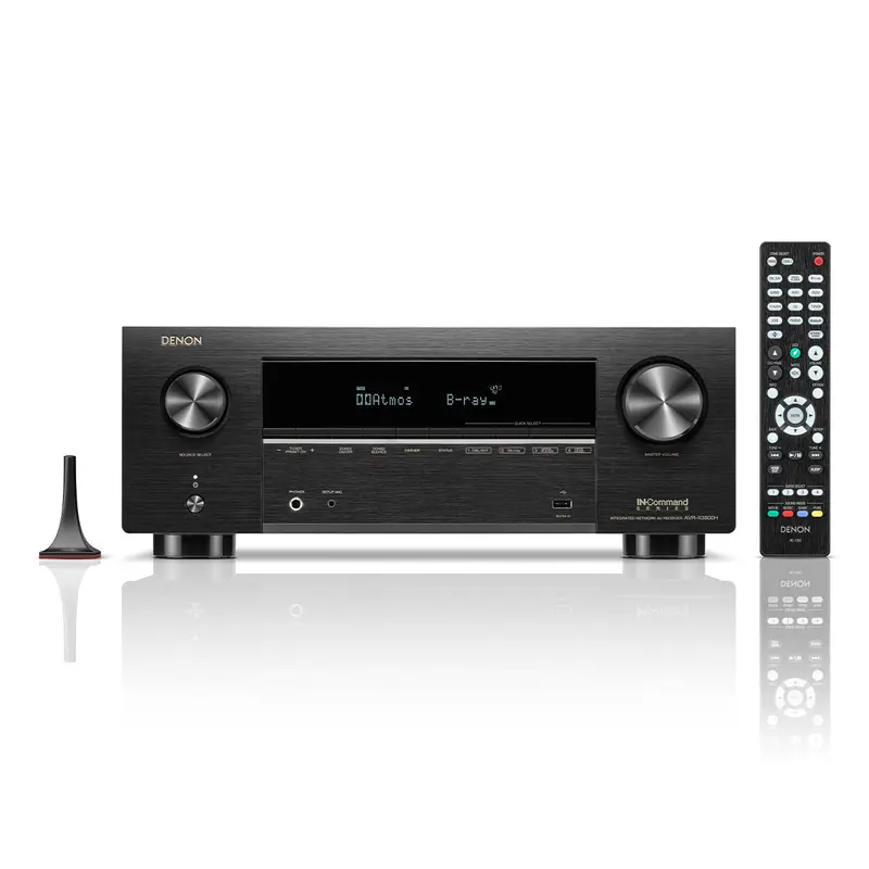 Denon AVR-X3800H 9.4 Channel 8K Home Theater Receiver IMAX Enhanced with Dolby Atmos/DTS:X and HEOS Built-In